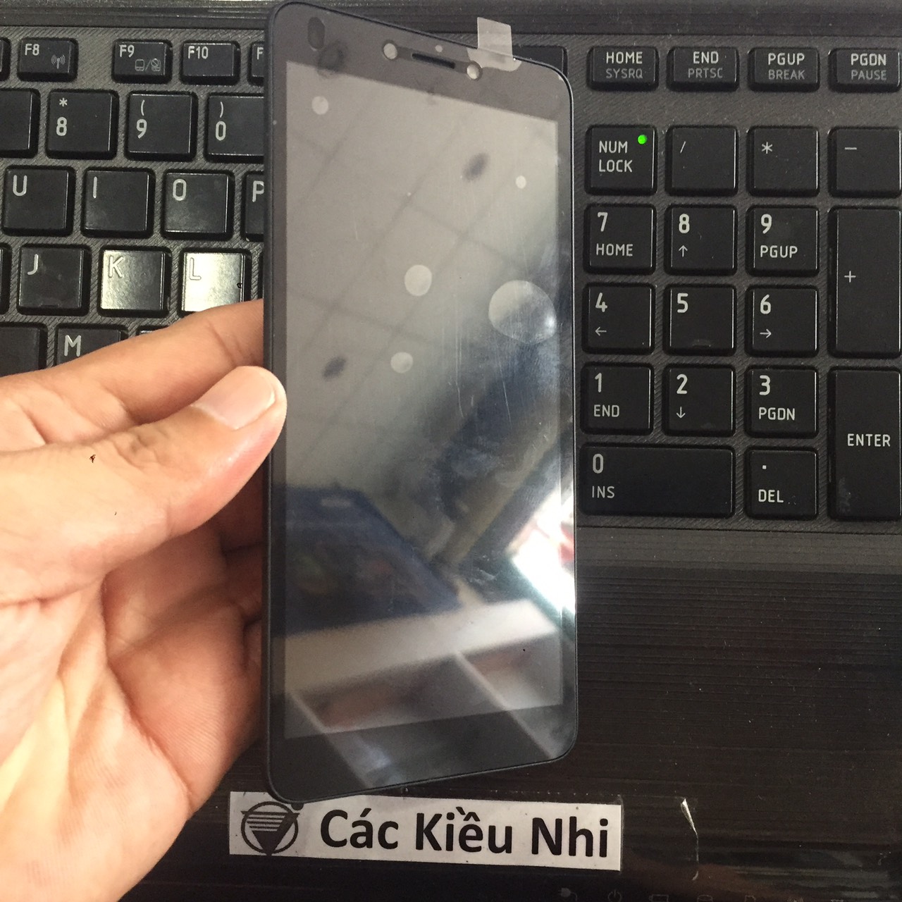 Itel Alpha | W5503 Màn hình cảm ứng bộ liền khung zin chính hãng black