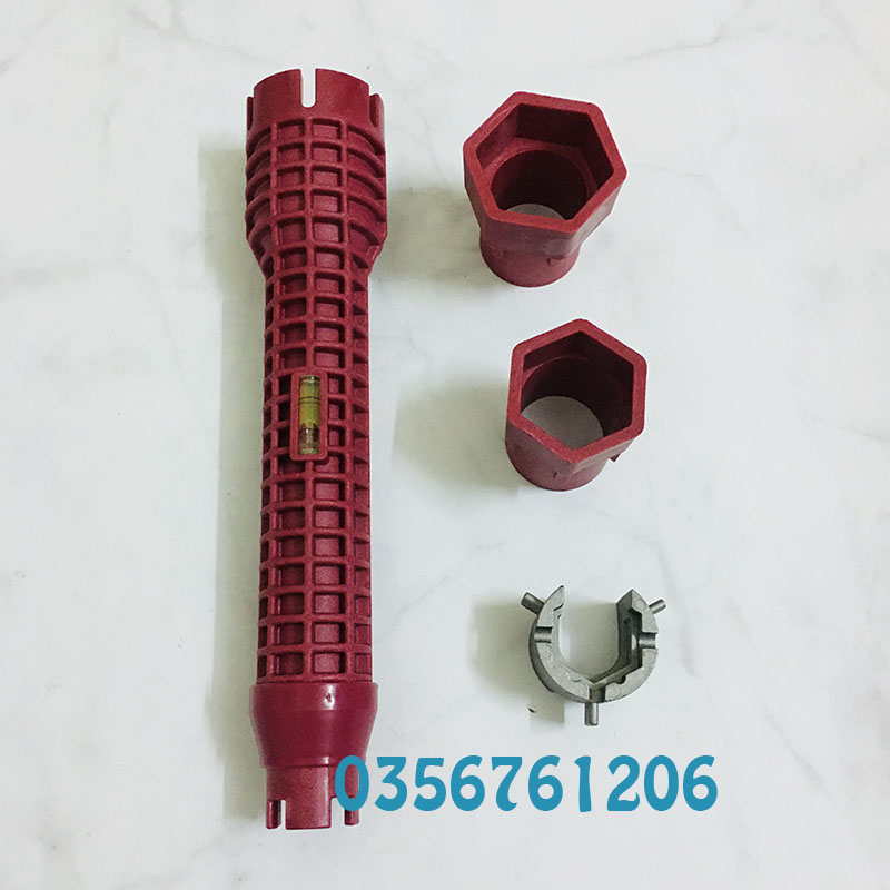 Cờ lê vặn ống nước 3 đầu vặn dụng cụ vặn dây cấp vặn ống nước vòi nước đa năng