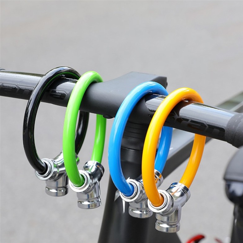 Khóa Chống Trộm Mini Cho Xe Đạp, Xe Máy | Khóa Vòng Chống Cắt Siêu Bền