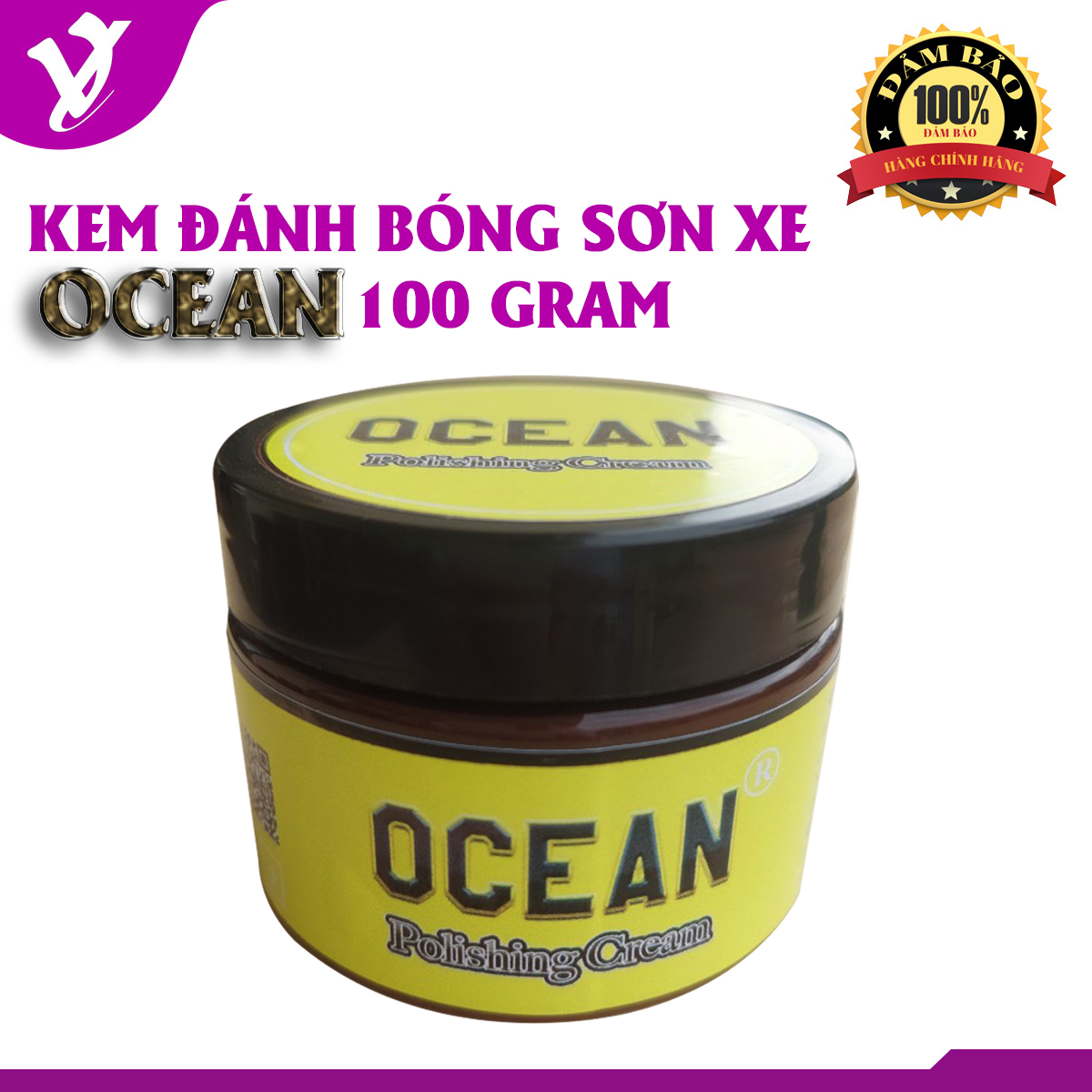 Kem đánh bóng xóa mờ vết trầy xước ocean 100gram