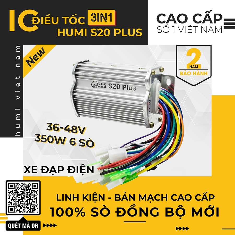 ☇▤﹍ ic điều tốc xe đạp điện 350w s20 plus 36-48v 3in1 humi