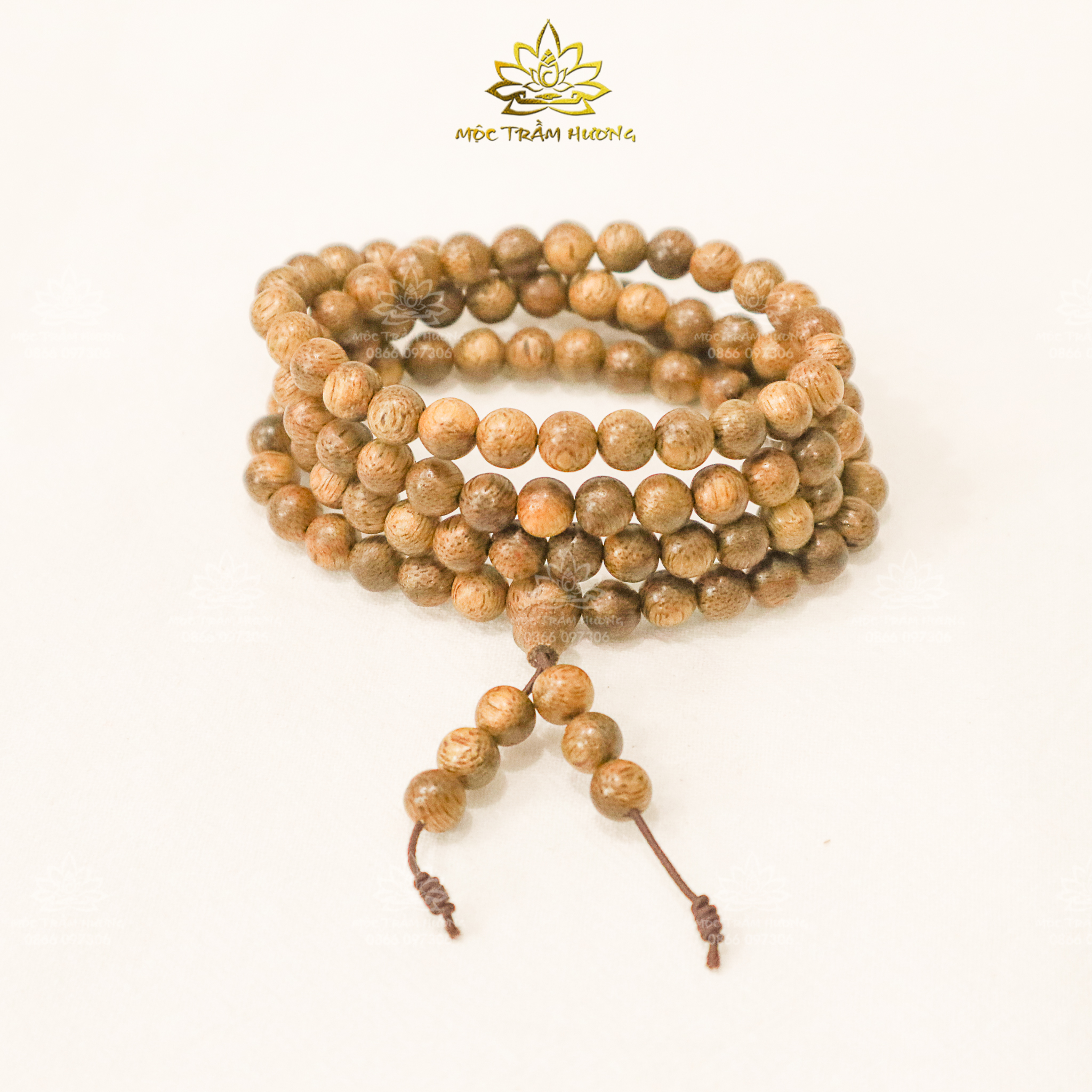 [HCM]Vòng Tay Trầm Hương Chuỗi Tràng Hạt 108 Đủ Size (6 ly 7 ly  8 ly - Nam/Nữ) Trầm Tốc Việt Tự Nhiên - Hợp Mệnh - May Mắn & Tài Lộc (Tặng Túi Đựng Vòng)