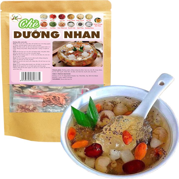 Set nấu Chè Dưỡng Nhan đủ vị bổ dưỡng khoảng 400g
