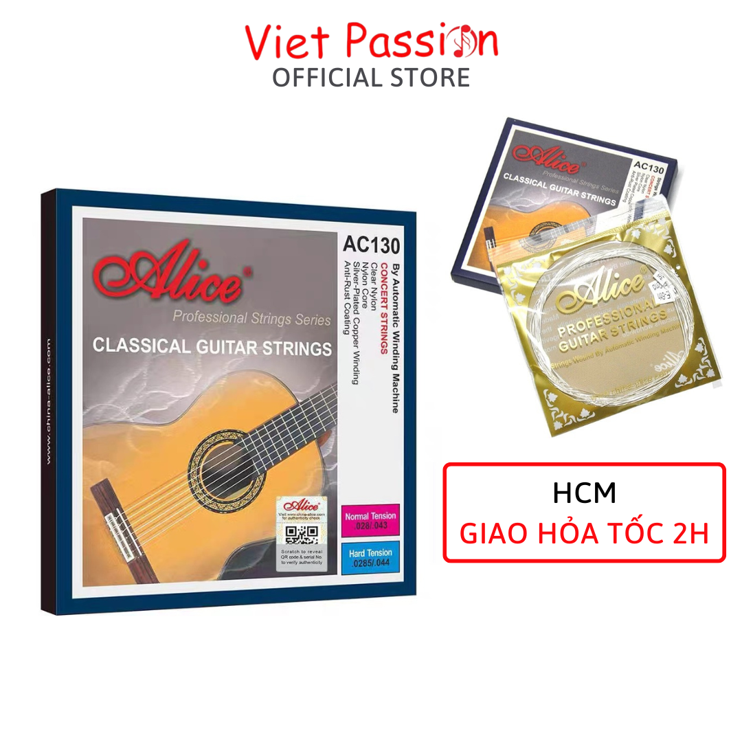 Dây đàn guitar classic Alice AC130 chính hãng dây nylon cổ điển Viet Passion HCM