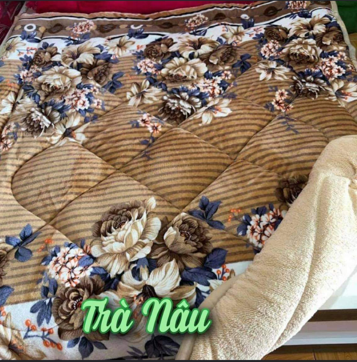 Chăn mền đắp đại hàn mền lông cừu cao cấp dày đẹp giữ nhiệt cực tốt, ấm áp cho mùa đông, một mặt bằng nhung dày in hình sang trọng độc đáo