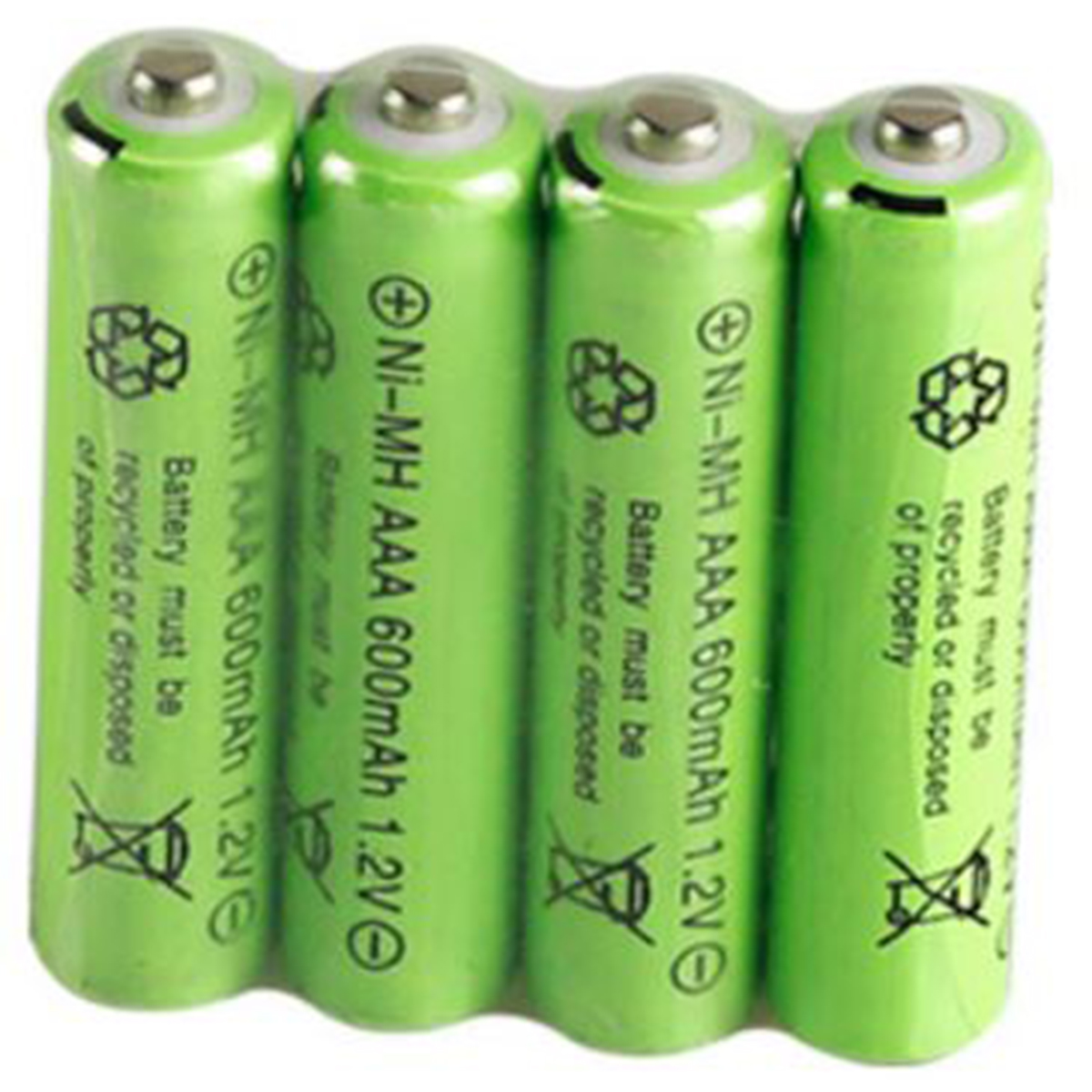 Vỉ 4 Pin đũa sạc AAA 1.2V 600mAH cho điều khiển