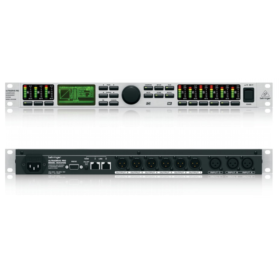 Controller behringer dcx2496 chín h hãng dành cho hệ thống âm thanh sân khấu