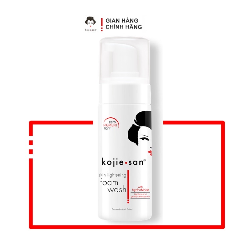 Sữa rửa mặt làm sáng da, sạch mụn dạng bọt kojiesan 150ml