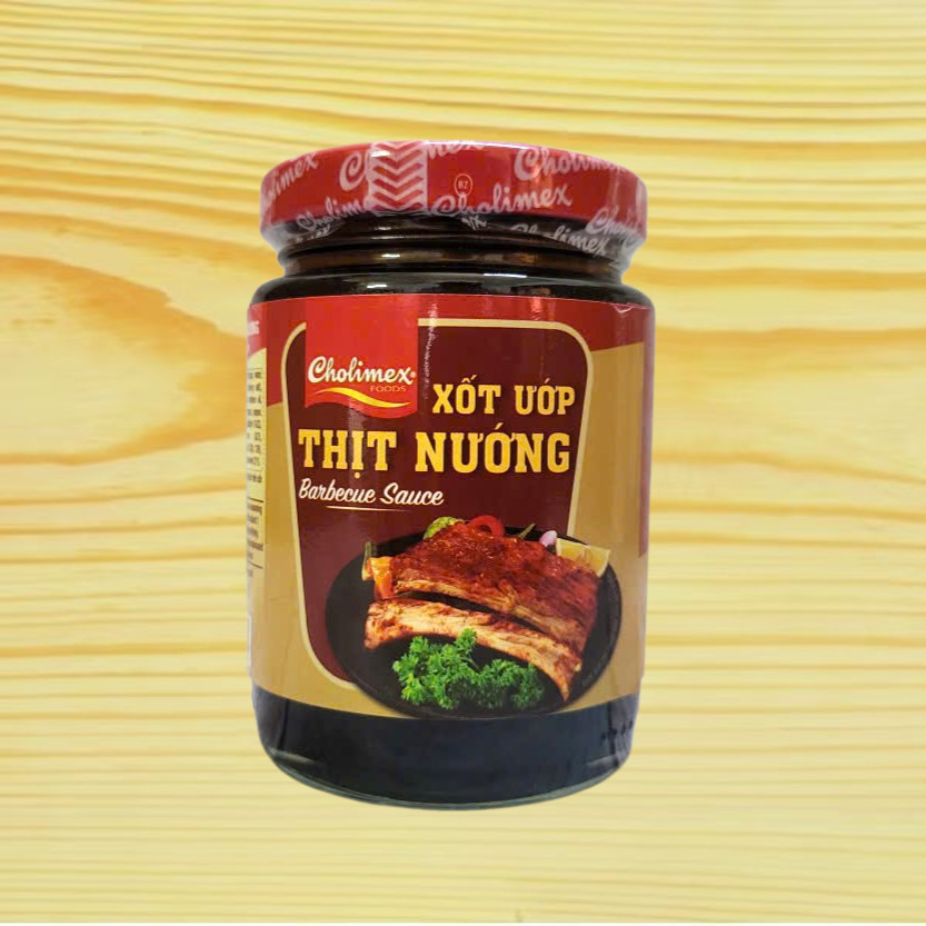 CHOLIMEX [Lọ TT 200g] XỐT ƯỚP THỊT NƯỚNG Barbecue Sauce