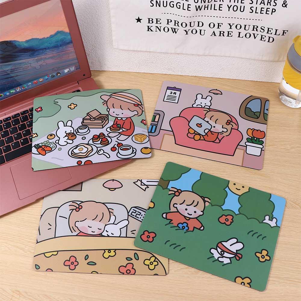 NIIJR Kawaii Cute Notebook Protection Pad Office Supplies Keyboard Pad Non