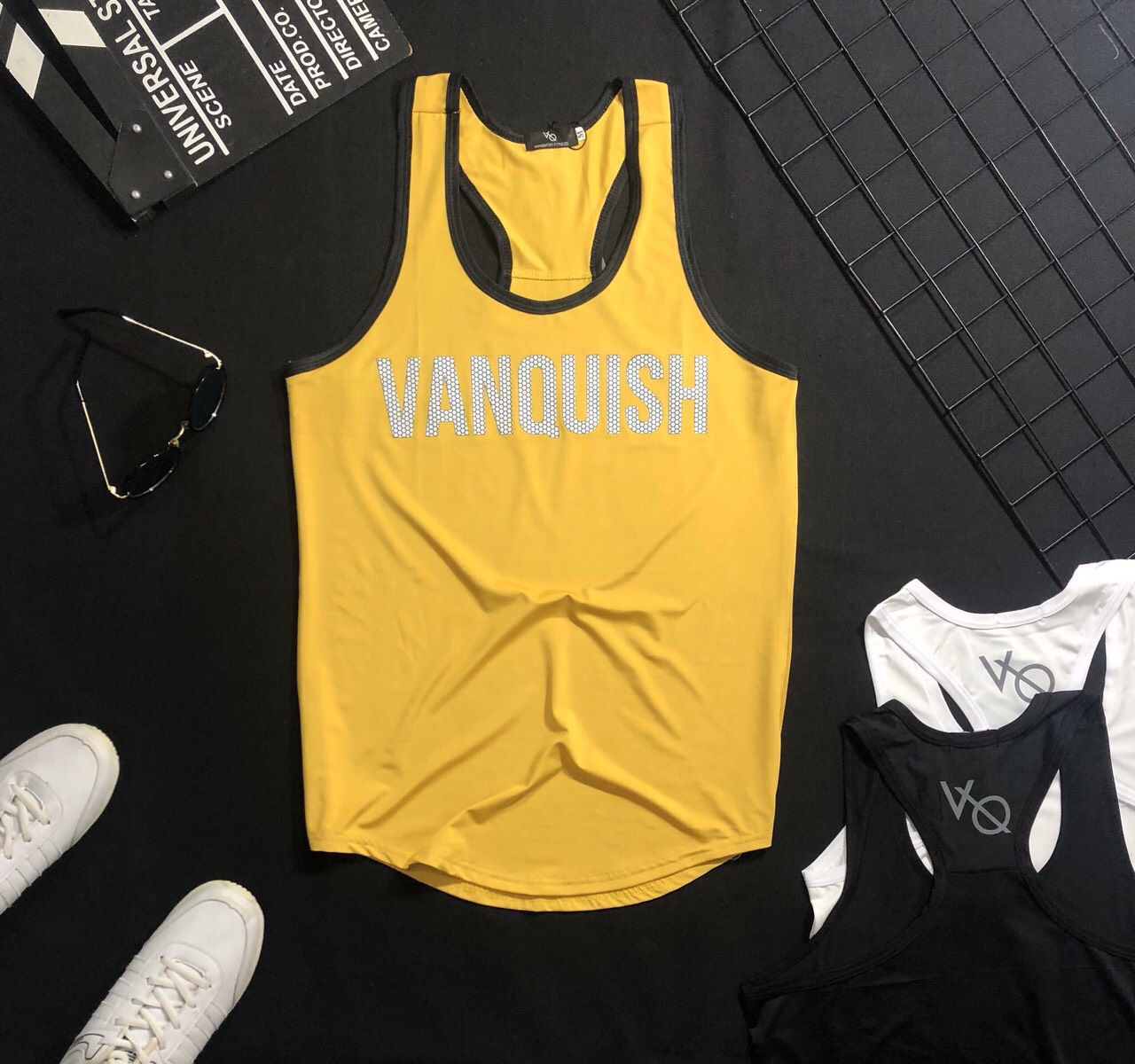 [HCM]Áo thun ba lỗ tank top Vanquish thun thể thao mặc mát cao cấp AHQ203
