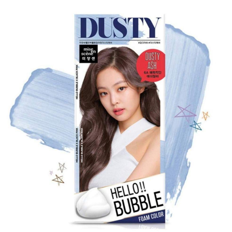 Thuốc nhuộm tóc hello bubble Blackpink màu 6A Dusty