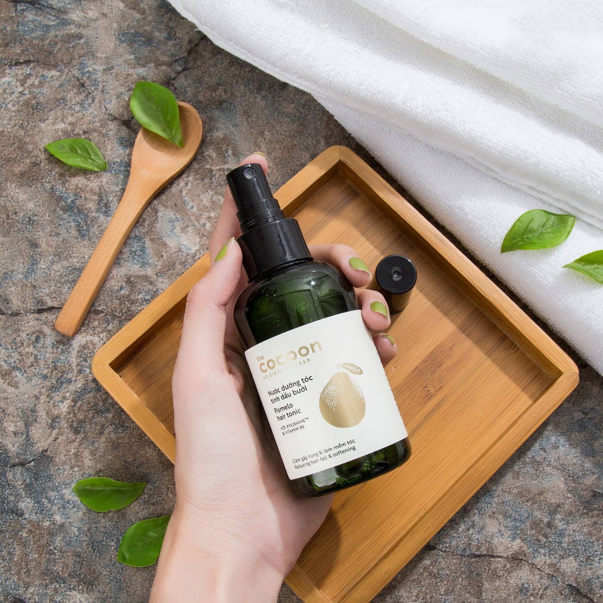 Nước Dưỡng Tóc Cocoon Tinh Dầu Bưởi (Phiên Bản 2020) 140ml Pomelo Hair Tonic
