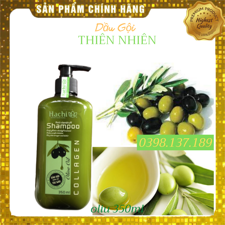 CẶP Dầu Gội Và Dầu Xã HACHI-OLIU 350ml-Dành Cho Tóc Gàu (1xã+1 gội )