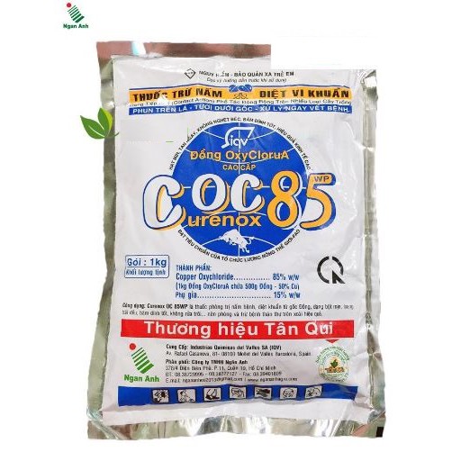 Phân bón COC 85 1KG thuốc trừ nấm bệnh, diệt vi khuẩn hại cây trồng