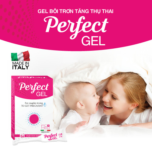 Perfect Gel - Gel bôi trơn hỗ trợ tăng thụ thai hộp 6 tuýp