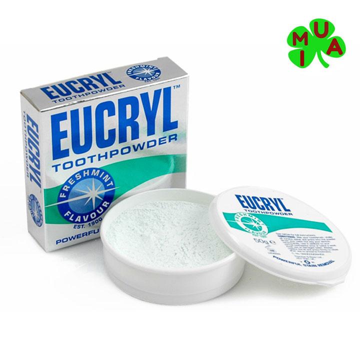 Bột tẩy trắng răng Eucryl 50g Hàng chuẩn Anh Quốc
