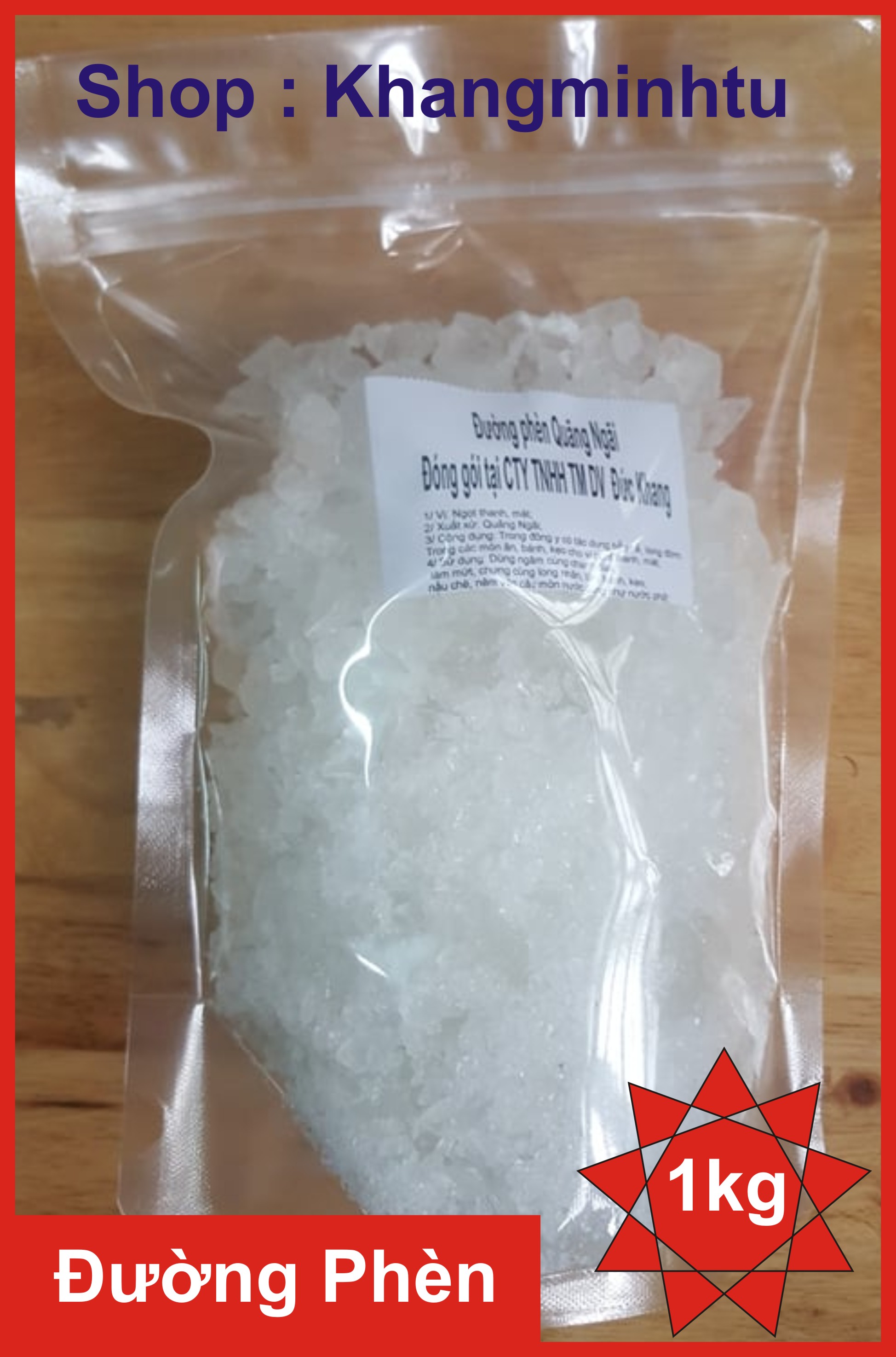 Đường phèn  gói 1 kg