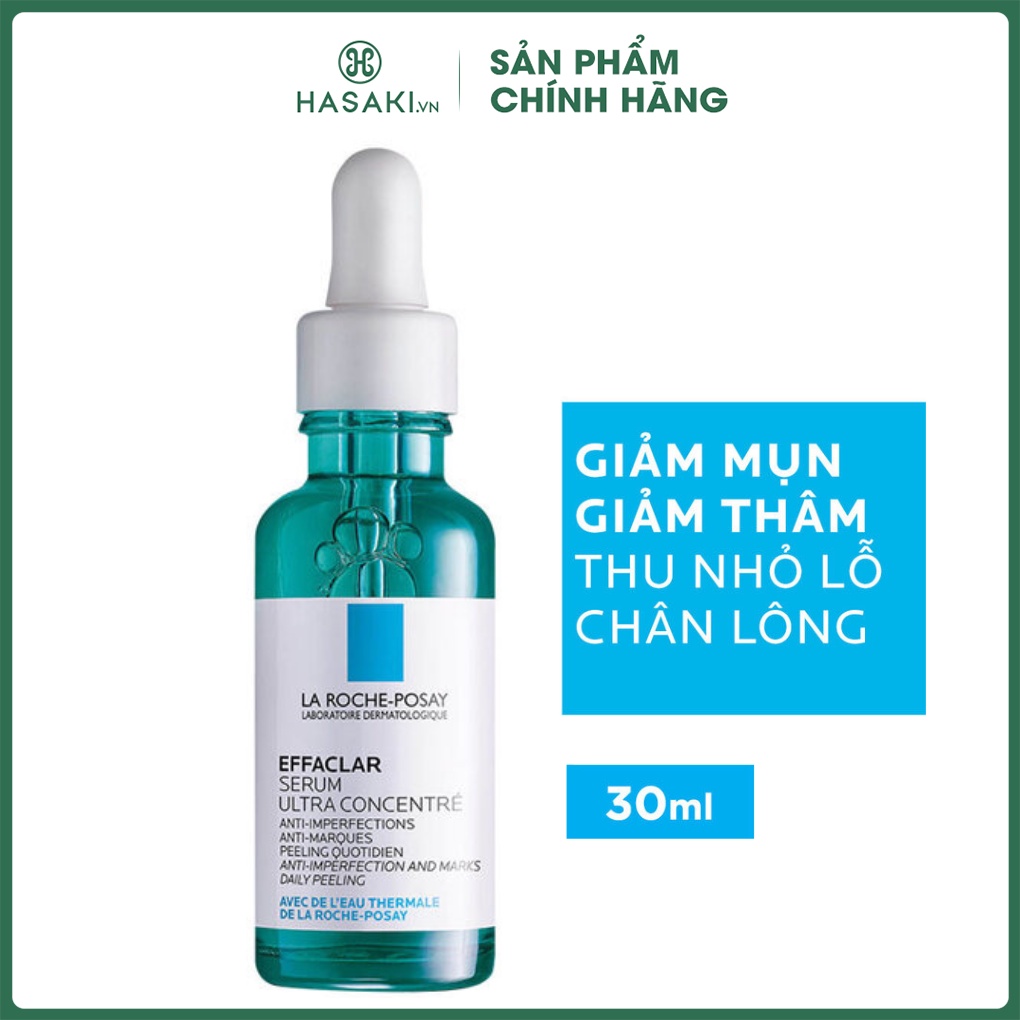 Tinh Chất La Roche-Posay Giảm Mụn 3 Tác Động Effaclar Serum 30ml Hasaki Sản phẩm chính hãng