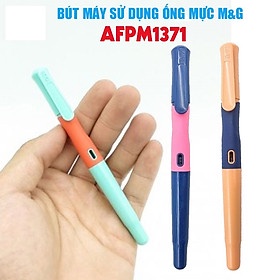 Bút máy luyện chữ đẹp mg afpm1371 nét viết êm trơn, tay cầm định vị ergo