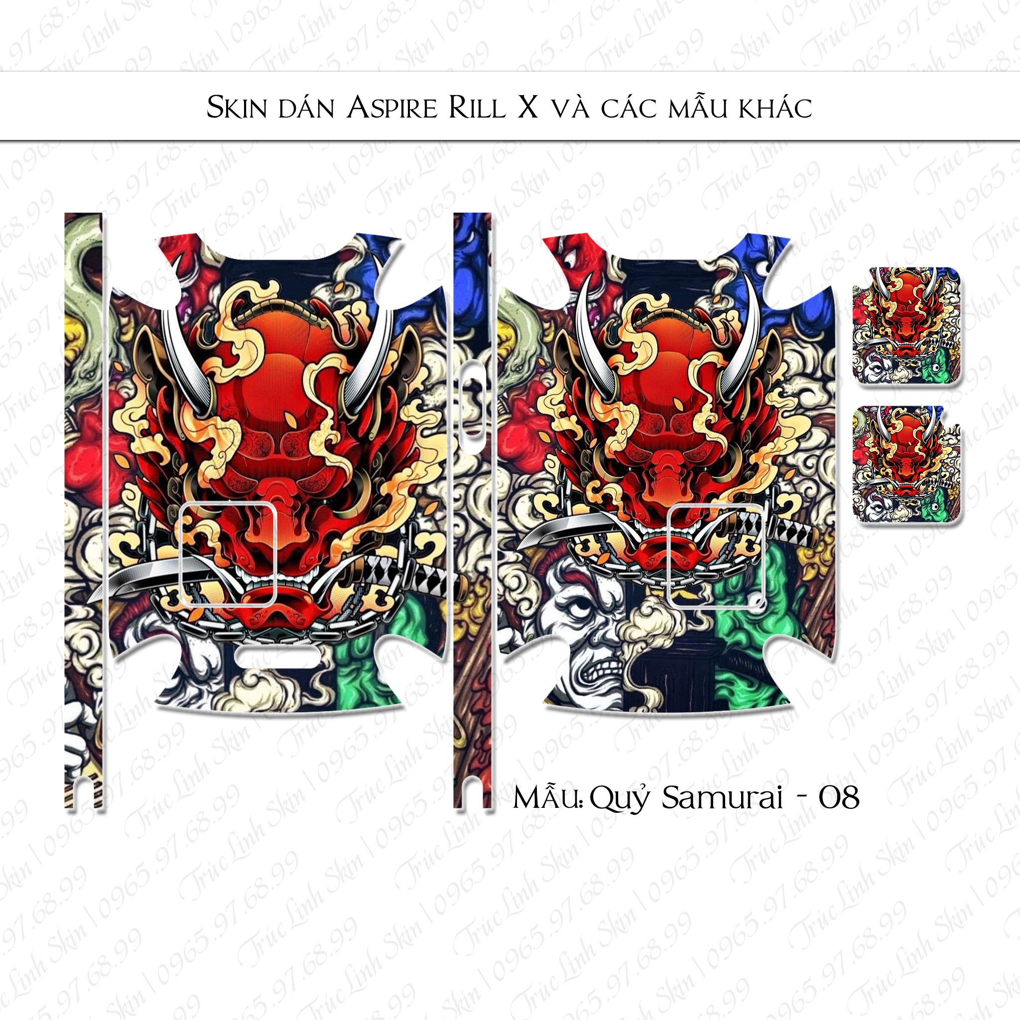 mẫu dán skin decal cho aspire riilx