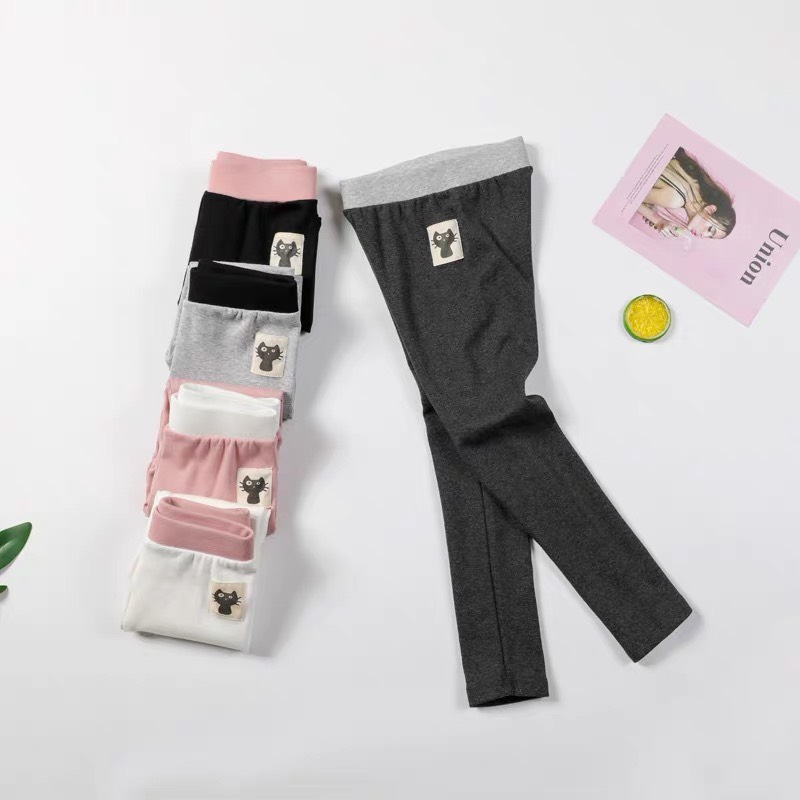 Quần legging đùi cho bé gái , quần cat cute chất cotton 13 - 55kg