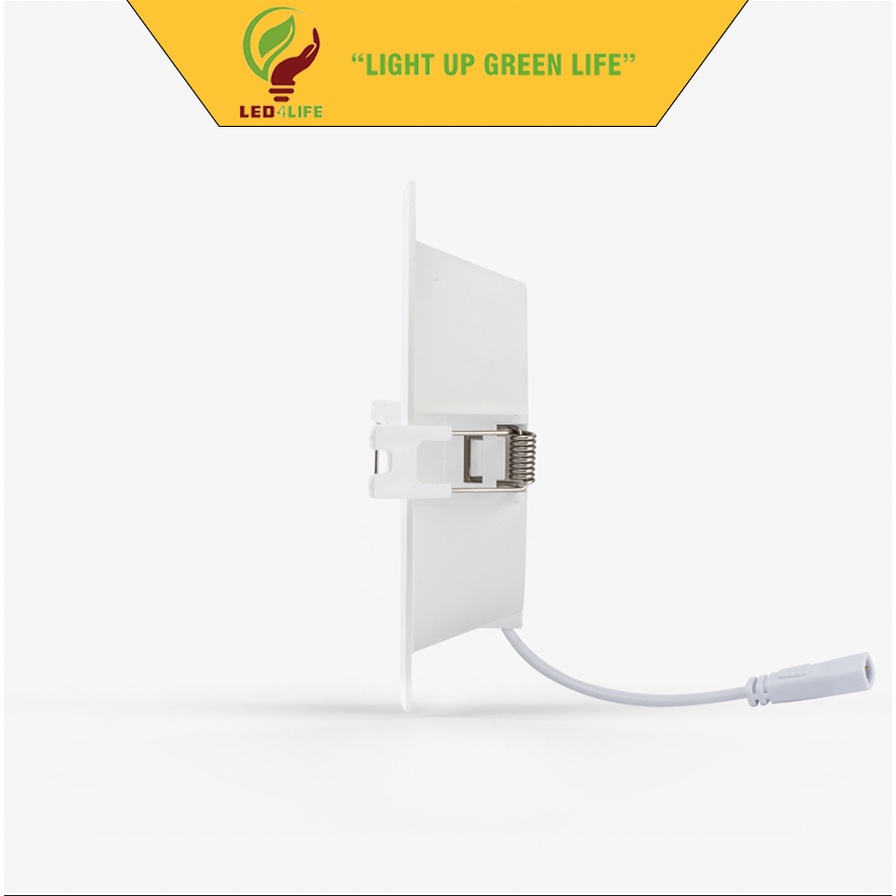 Đèn LED âm trần downlight Rạng Đông Model AT06 khoét trần 90mm các loại công suất