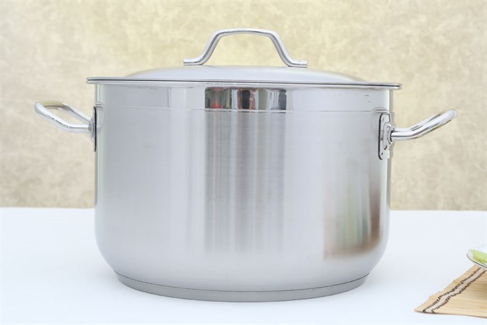 Nồi luộc gà inox 430 bếp từ 3 đáy Fivestar Standard nắp inox 30cm.tặng 1 vá canh inox