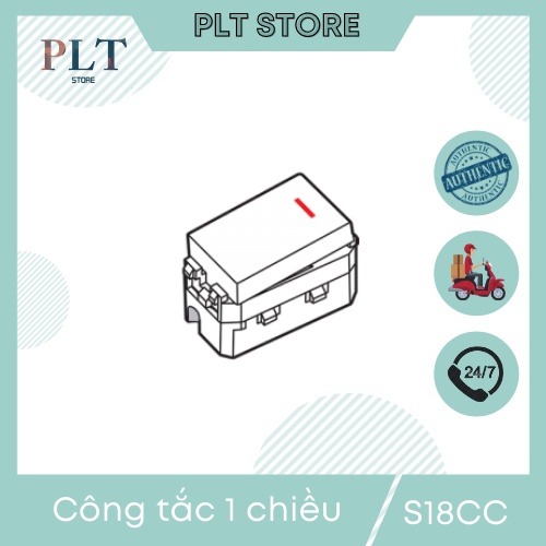 Công tắc 1 chiều 16a sino s18ccs/s dòng s18cc