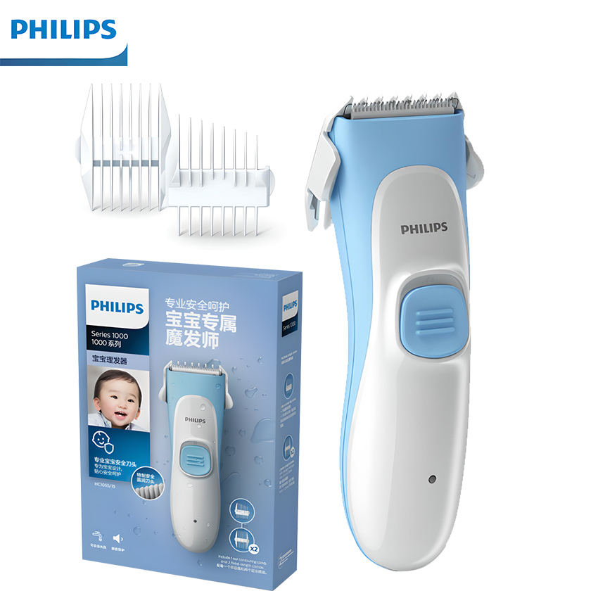 Tông đơ cắt tóc trẻ em, thương hiệu hà lan philips hc1055/15, seri 1000 - bảo hành 24 tháng, hàng chính hãng