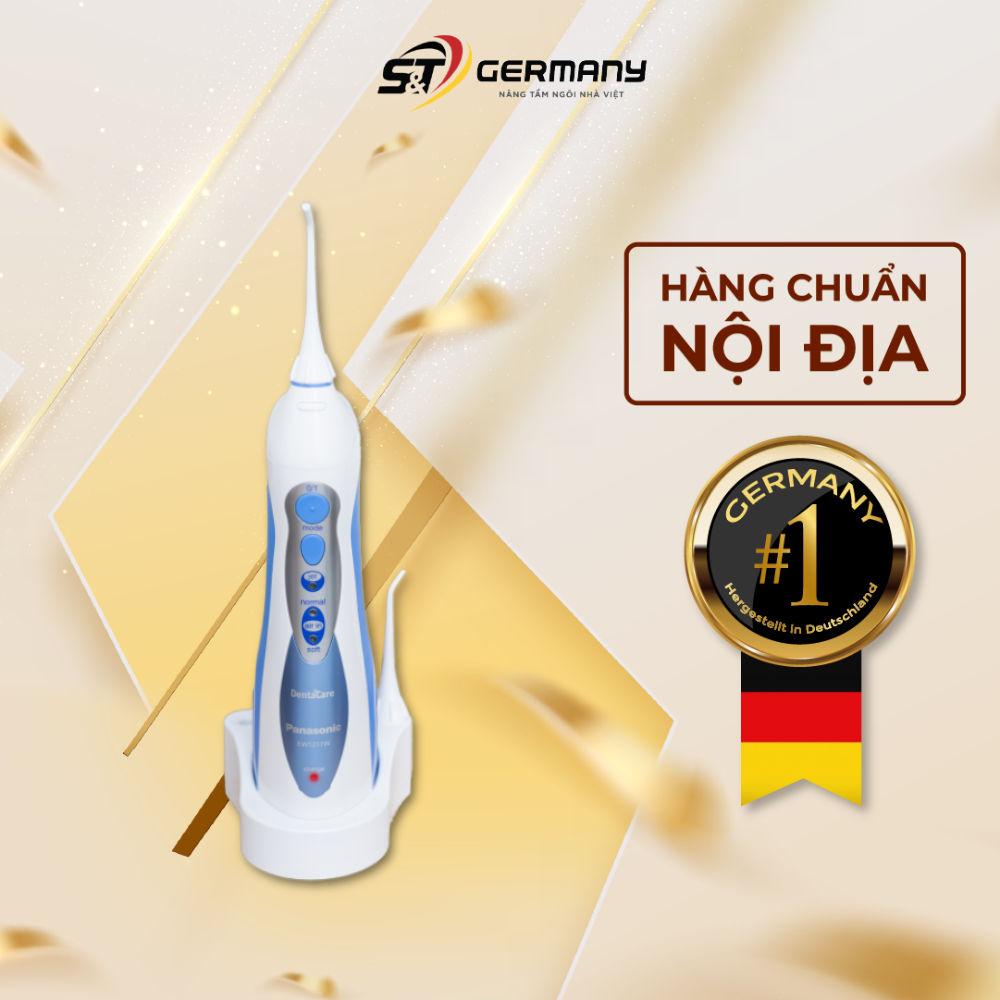 Máy tăm nước panasonic ew1211 nội địa đức, máy vệ sinh răng miệng cầm tay | germay snt 360005