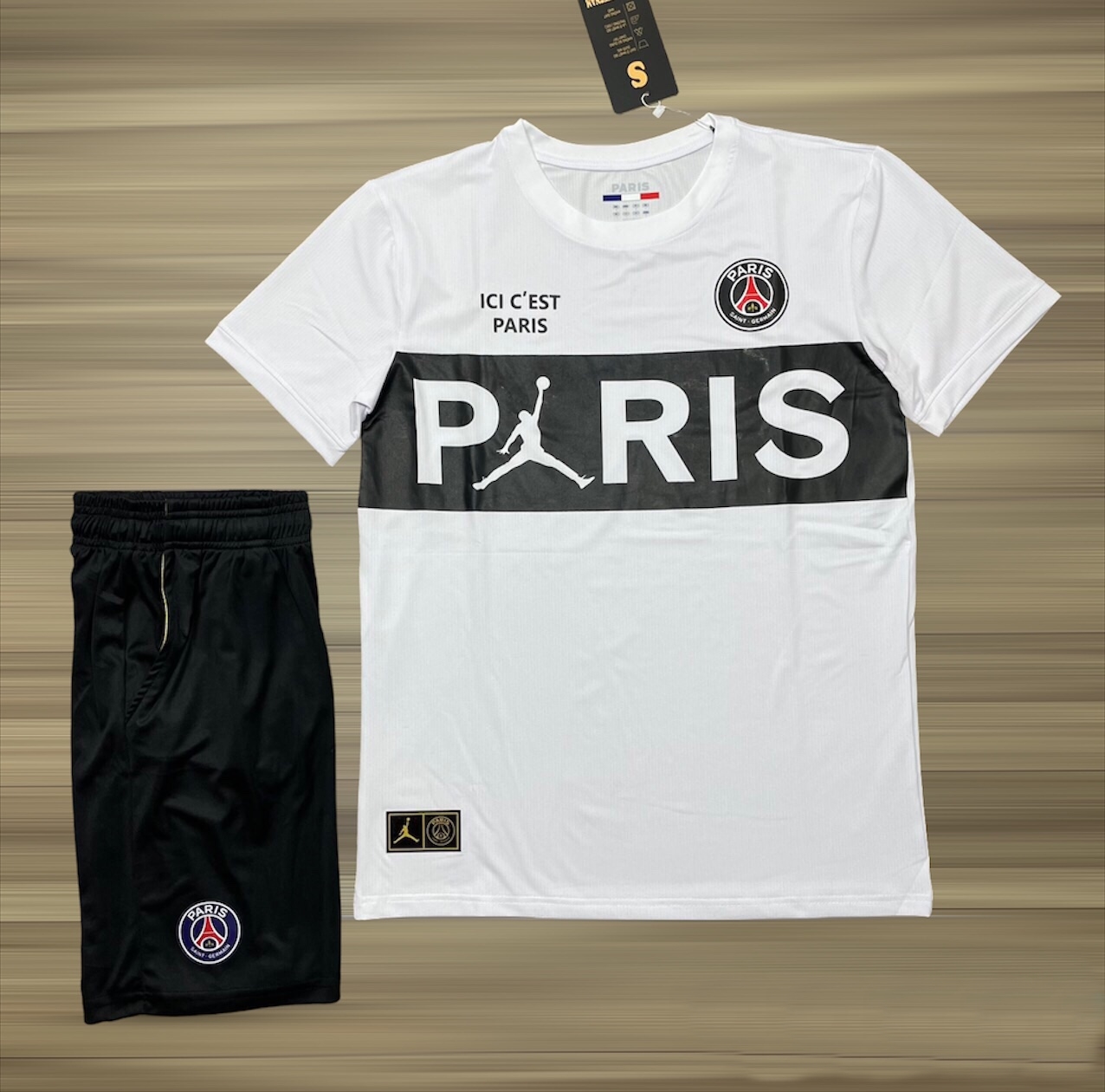 Áo bóng đá câu lạc bộ psg - paris saint-germain- chất polyeste - 2022- vải thái