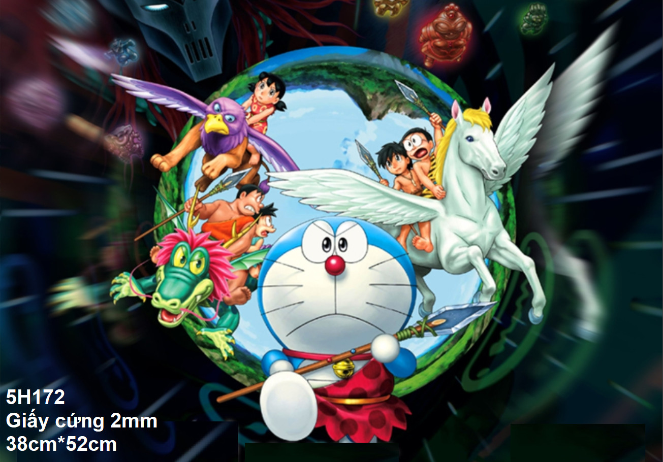 Tranh ghép hình ĐÔ RÊ MON 500 mảnh -Jigsaw puzzle the smurfs