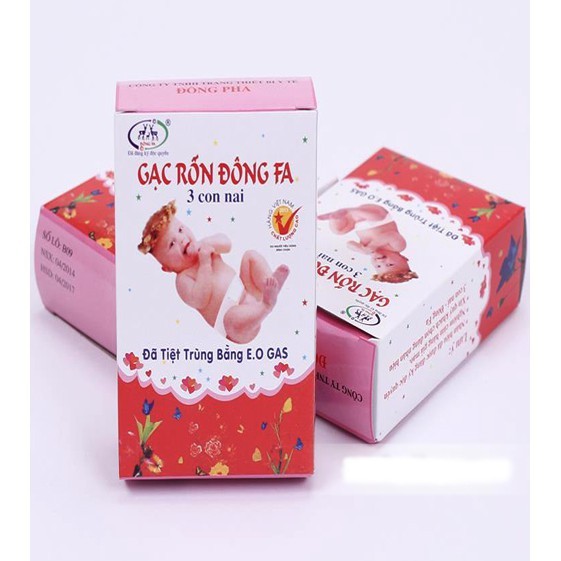 Gạc rốn đông fa cho bé sơ sinh