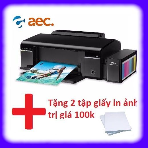 [Trả góp 0%]Máy in phun màu Epson L805 ( máy không kèm mực) + Khuyến mại 2 tập giấy in ảnh trị giá 100k