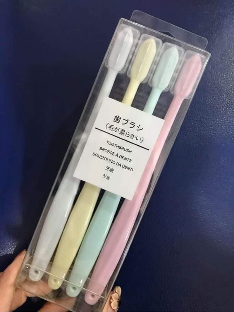 SET 4 BÀN CHẢI ĐÁNH RĂNG MUJI