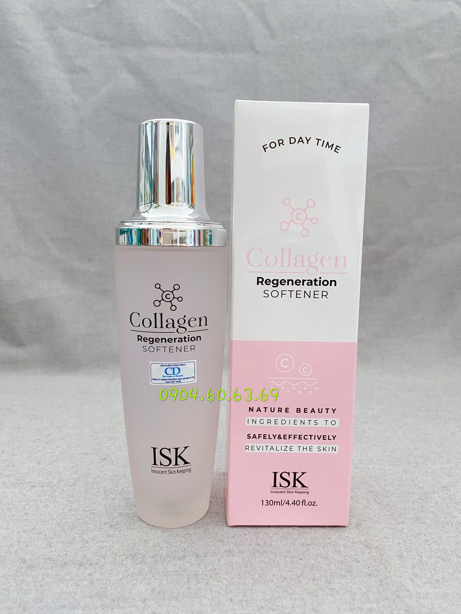 Nước hoa hồng săn chắc làm trắng da collagen isk