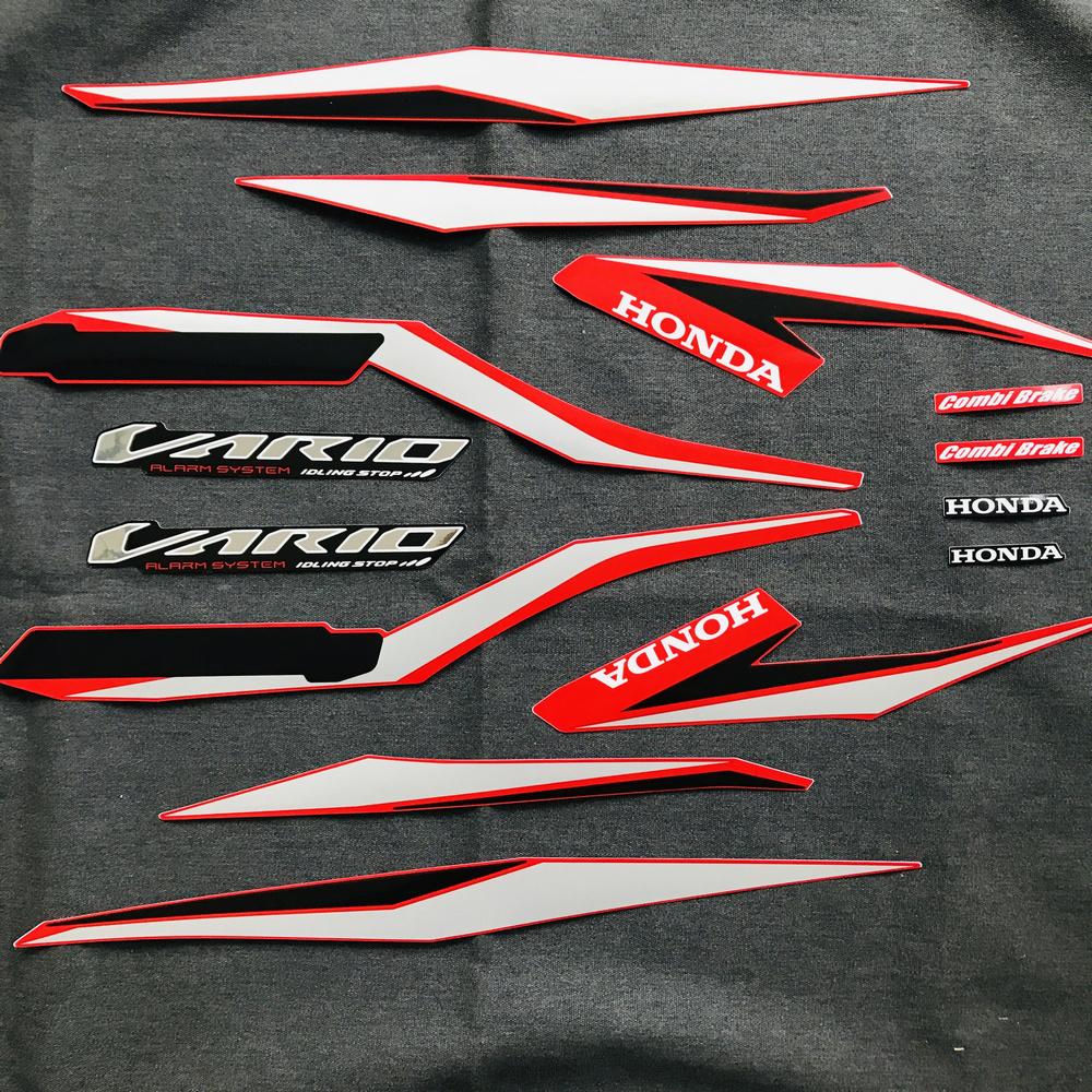 [HCM][DECAL] TEM DÀN XE VARIO 125 CAO CẤP FULL XE (MÀU ĐỎ TRẮNG ĐEN)