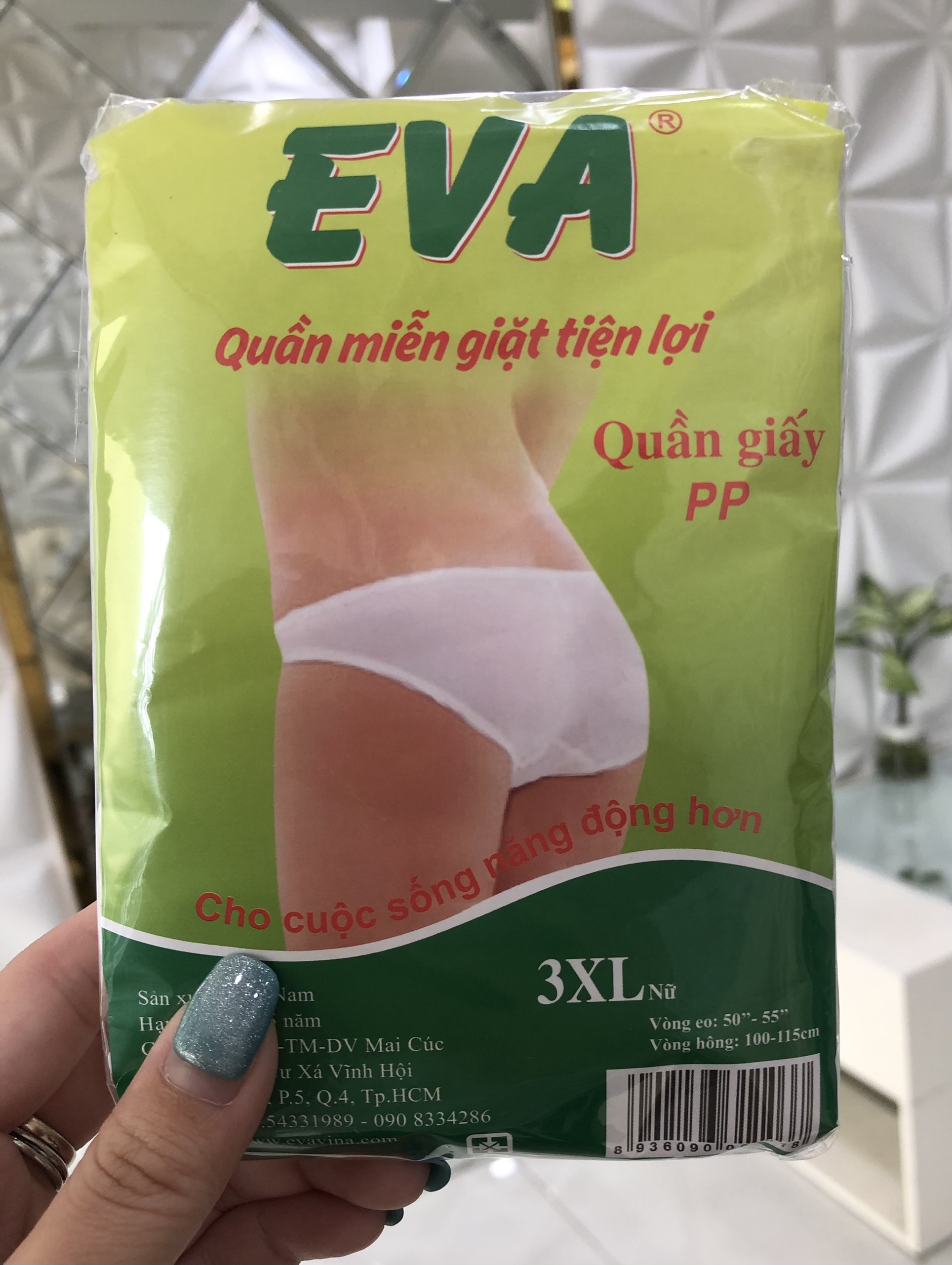 Quần lót giấy eva set 6 cái spa