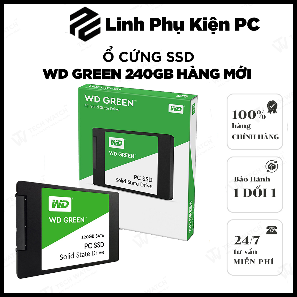 Ổ Cứng SSD WD Green 120GB hàng mới bảo hành 36 tháng