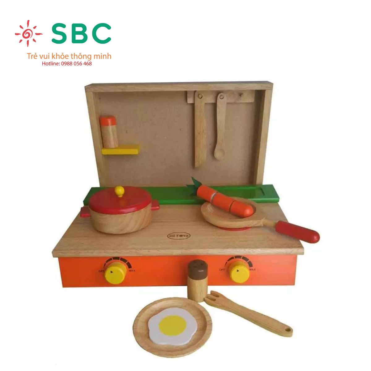 Đồ chơi gỗ Winwintoys - Bộ nấu ăn