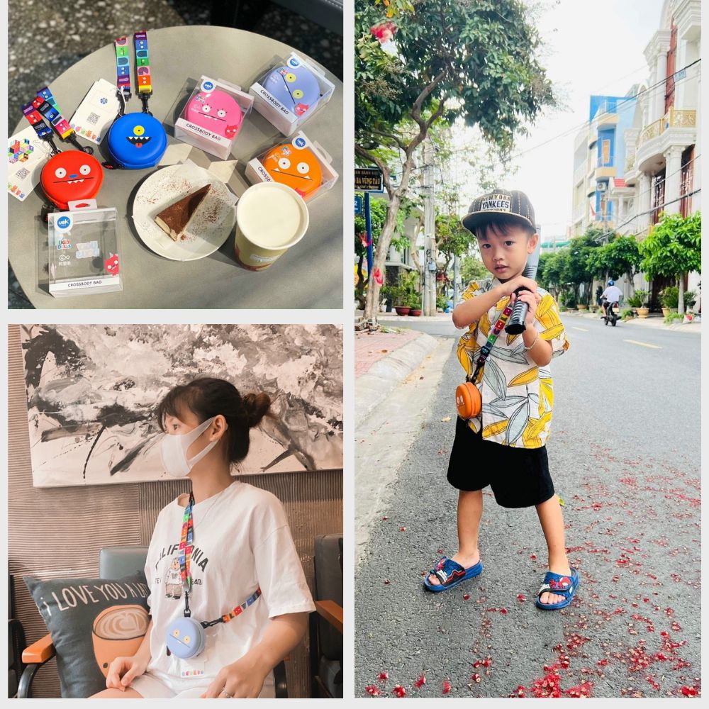 Túi đeo chéo cho mẹ và bé