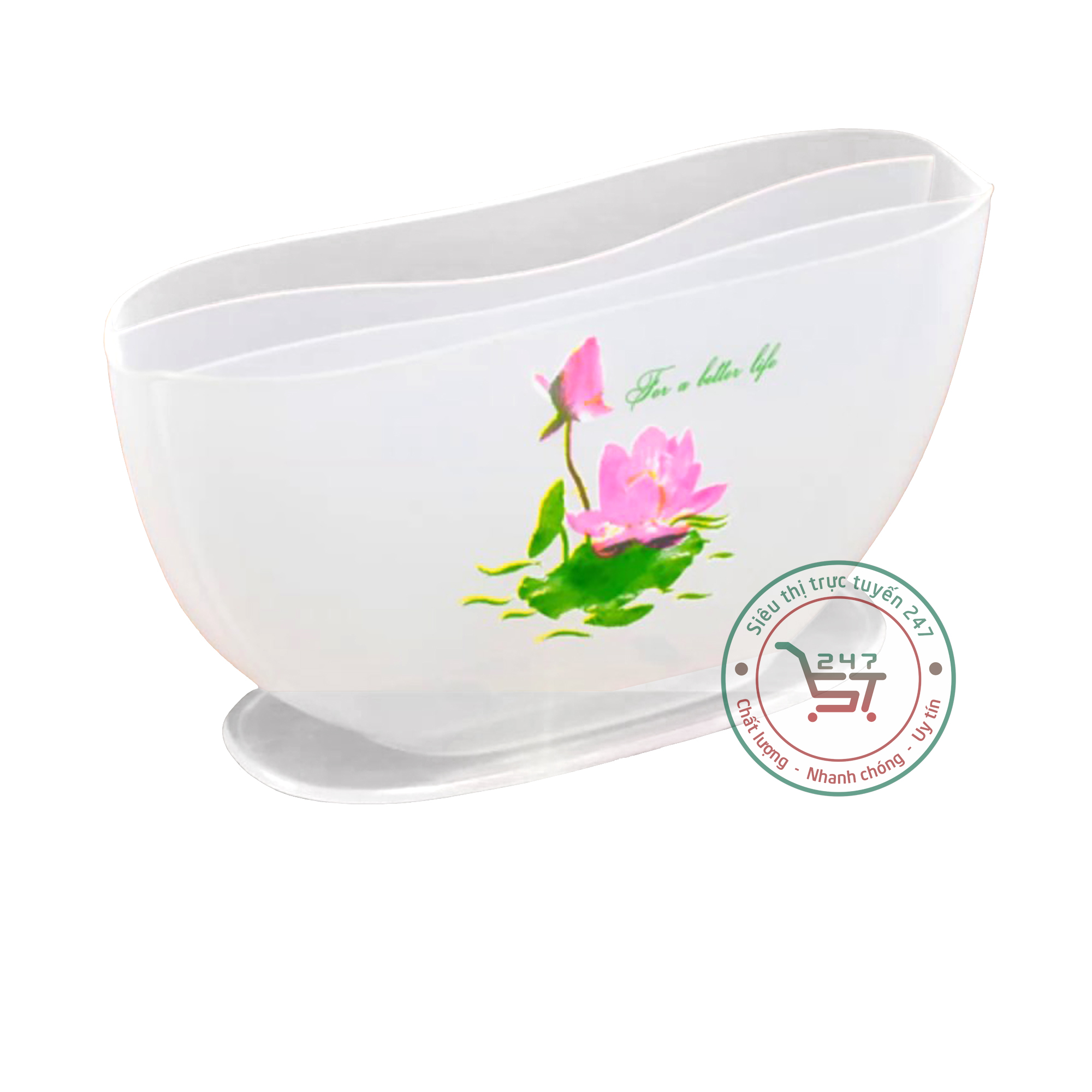 Tô nhúng bánh tráng bằng nhựa đùng ăn bánh tráng cuốn tiện lợi