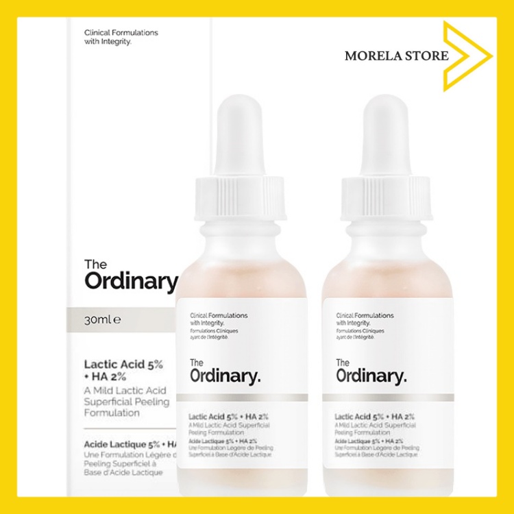 [HCM]Serum The Ordinary Lactic Acid 5% + HA 2% 30ml - Tẩy tế bào chết không gây kích ứng da