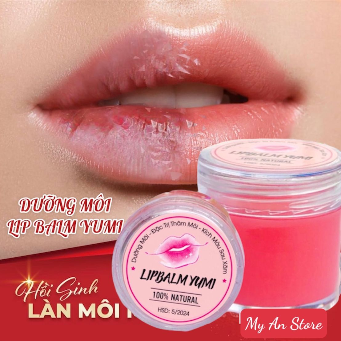 Son dưỡng hồng môi tinh chất lựu đỏ ,mềm môi, kích màu môi sau phun xăm