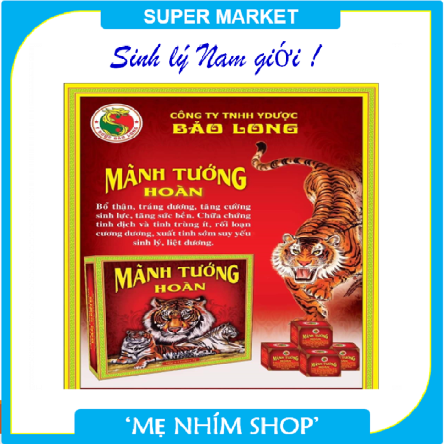 ROCKET 1H NAM CHÍNH HÃNG  Mãnh Tướng Hoàn Y dược Bảo Long - Dứt điểm yếu sinh lý nam giới