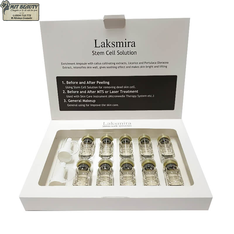 [HCM]lẻ 1 lọ  Tế bào gốc Laksmira Stem Cell Solution 10 lọ x 5ml Hàn Quốc