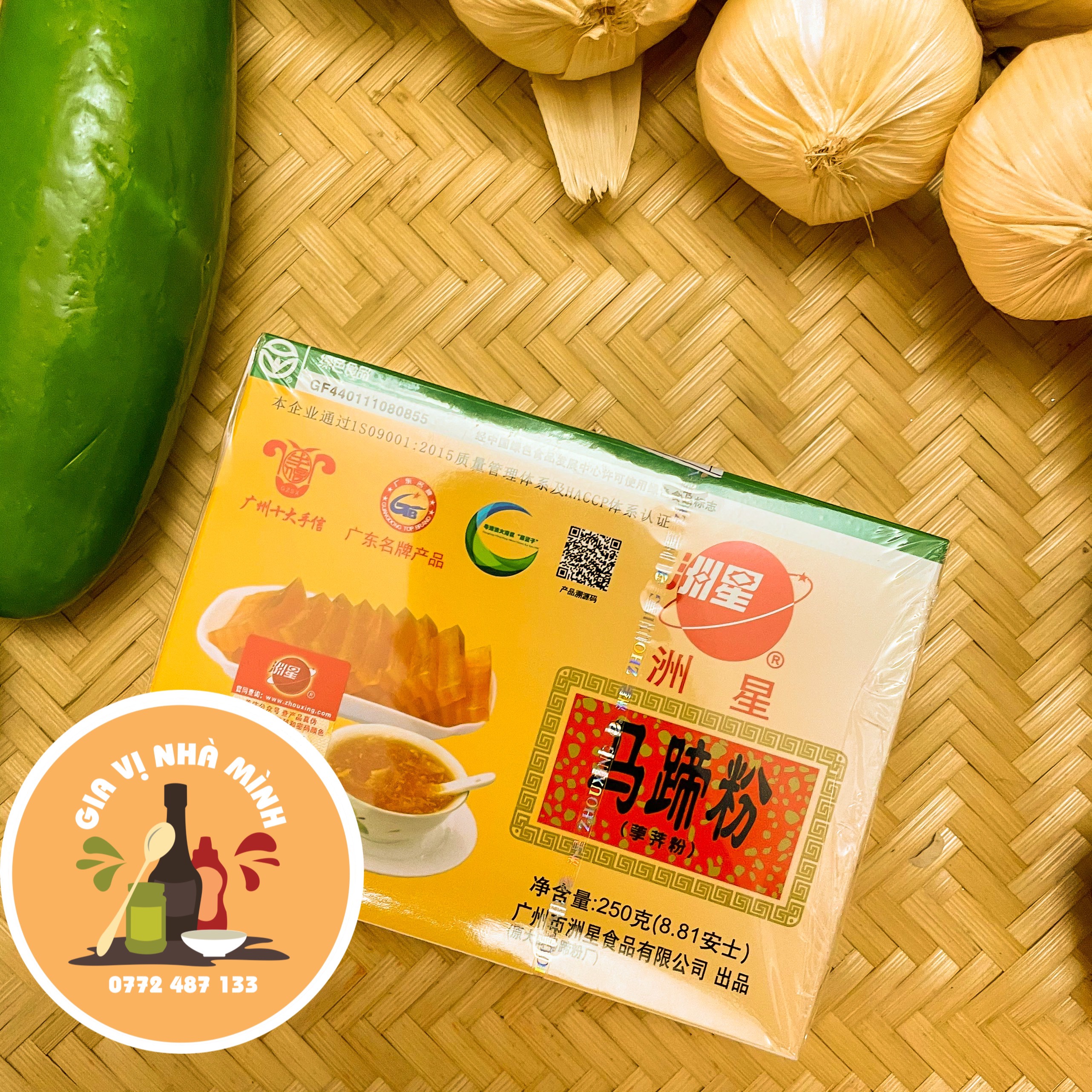 Bột củ năng hồng kong - gói 250gr