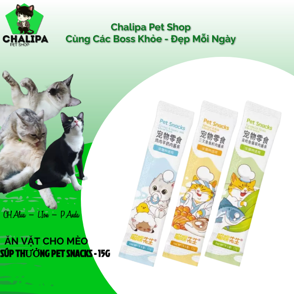 Súp thưởng pet snack cho mèo – 15g