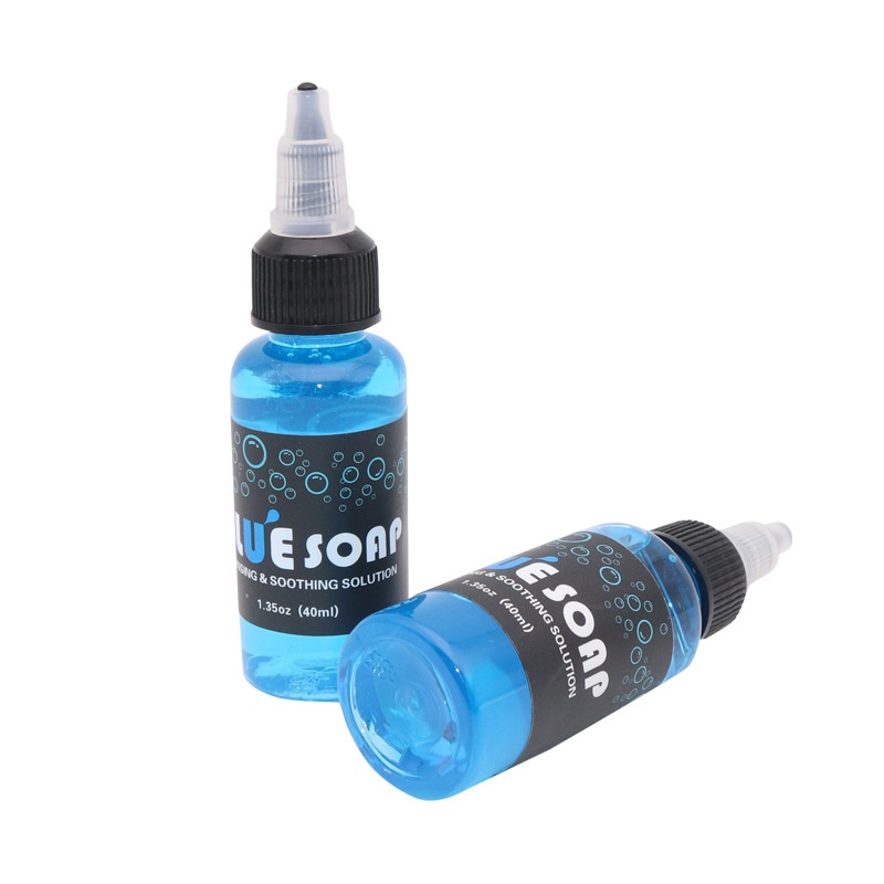 Nước rửa bluesoap dung dịch vệ sinh-nước vệ sinh sau xăm hình-30ml.